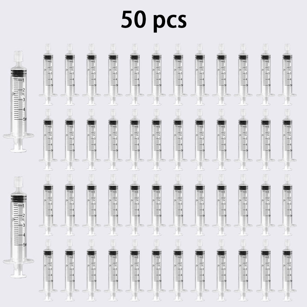 Scent Eliminator Spray - 20/30/50 ชิ้น 5 มล. กระบอกฉีดยาพลาสติกสำหรับบรรจุน้ำหอมแบบปริมาณเท่ากัน, กระบอกฉีดยาแบบปั๊มสำหรับเครื่องสำอาง