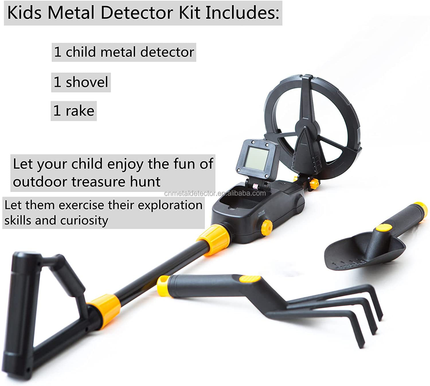 Outdoor Hunting Games For Kids - เครื่องตรวจจับโลหะสำหรับเด็ก รุ่น MD-1008A ล่าสมบัติ ของเล่นผจญภัย น้ำหนักเบา