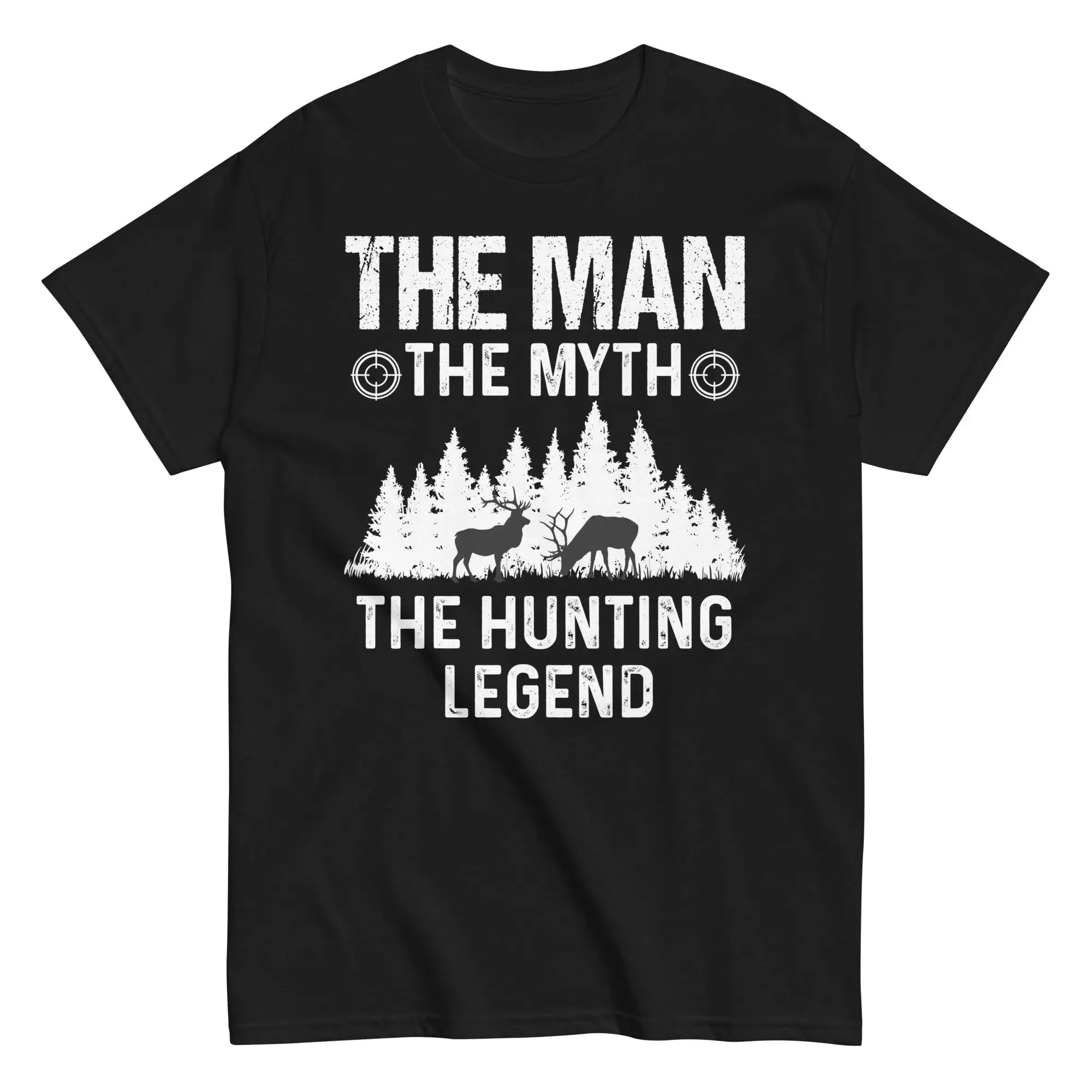 Wildman Hunting & Outdoor Robertson Photos - เสื้อยืด The Hunting Legend ลายกวางและหมูป่าสำหรับนักล่าสัตว์