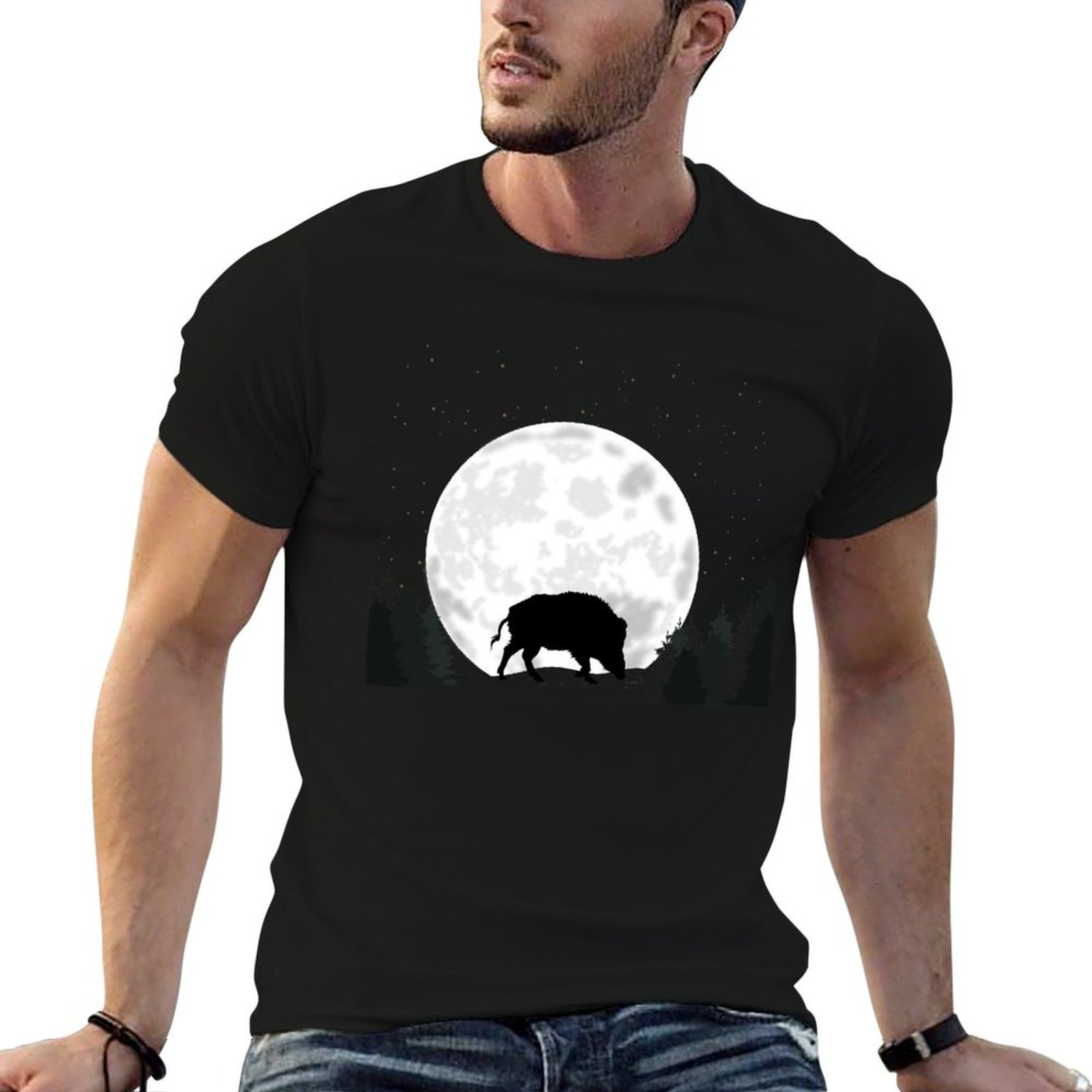 Wildman Hunting & Outdoor Robertson Photos - เสื้อยืดลายหมูป่า ขนหมูป่า เสื้อยืดลายวัว เสื้อยืดกีฬาแบบดูดซับความชื้น