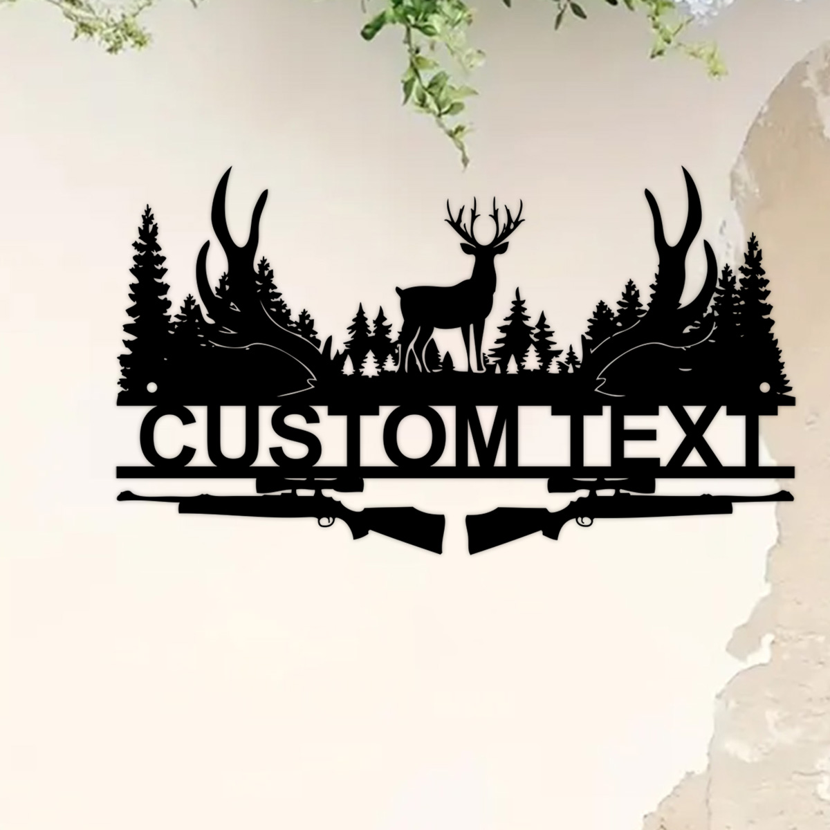 Outdoor Hunting Names - ป้ายโลหะห้องโดยสารกวางแบบกำหนดเองของขวัญนักล่ากวางป้ายกวางของตกแต่งห้องโดยสารป้ายล่าสัตว์นามสกุลส่วนบุคคลการตกแต่งกลางแจ้ง