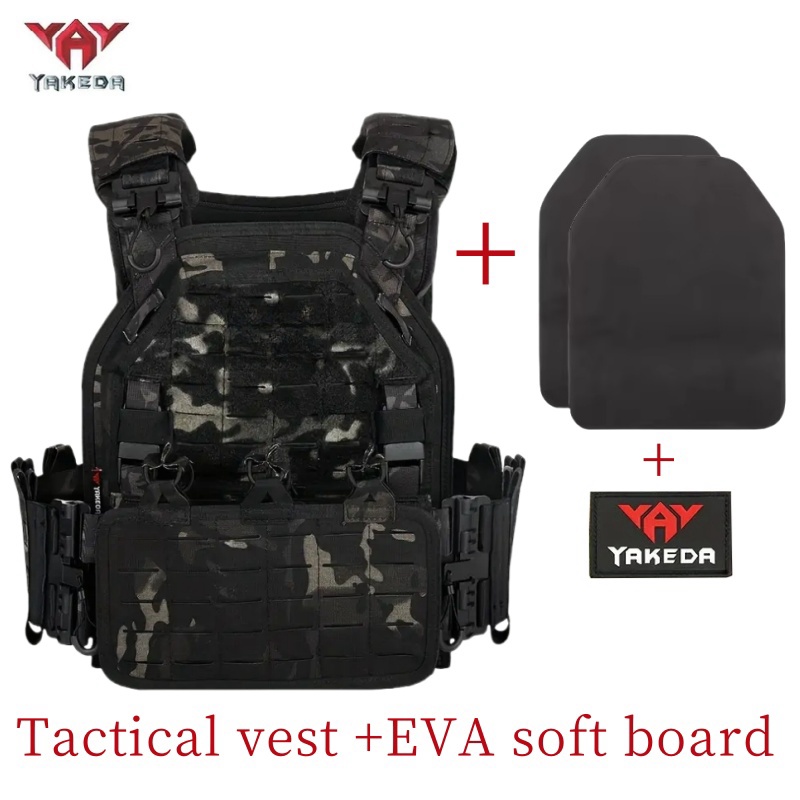 Outdoor Hunting Vest - เสื้อกั๊กยุทธวิธี YAKEDA รุ่น 6094 แบบถอดเร็ว ตัดเย็บด้วยเลเซอร์