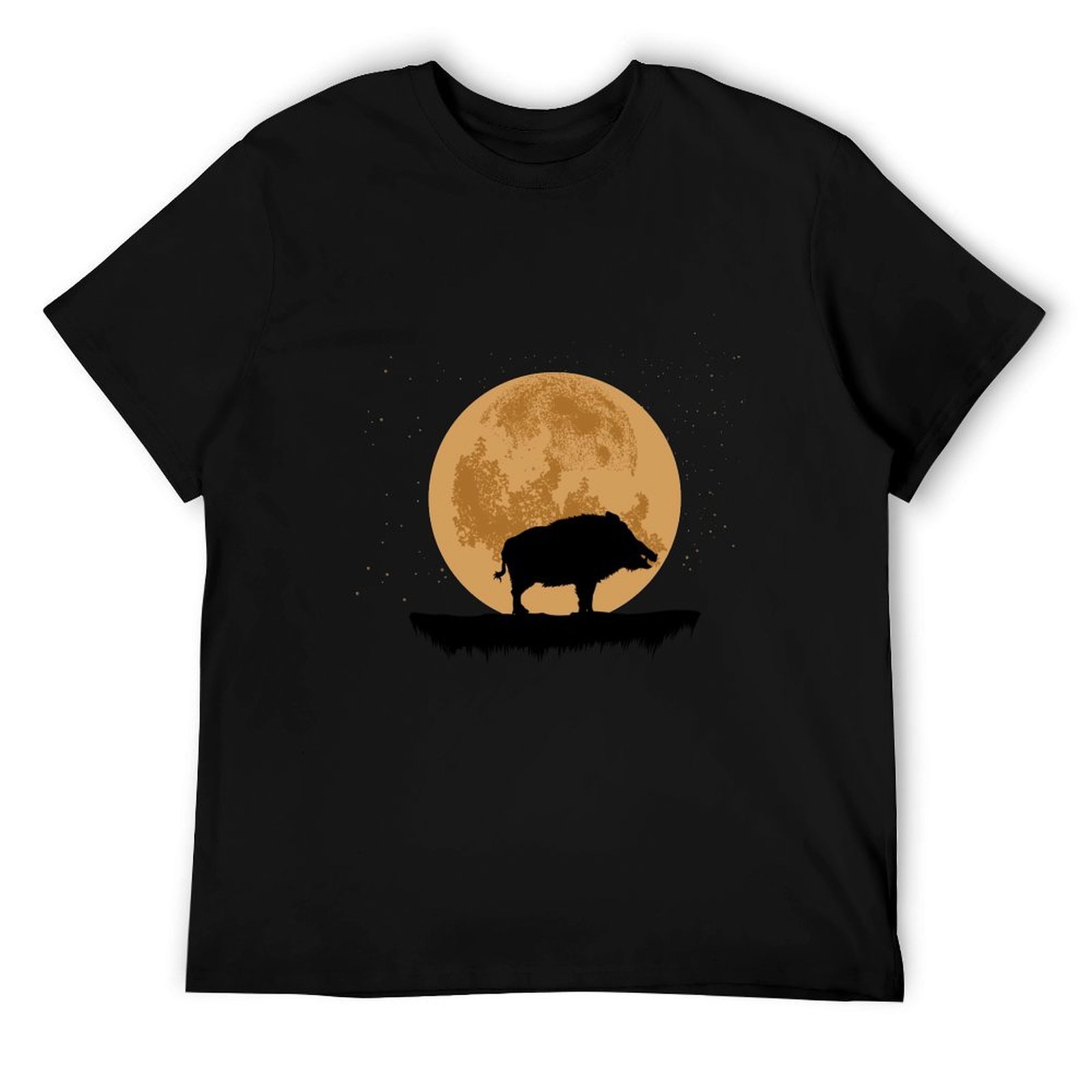 Wildman Hunting & Outdoor Robertson Photos - เสื้อยืดลายหมูป่า ขนหมูป่า เสื้อยืดลายวัว เสื้อยืดผู้ชาย เสื้อยืดฤดูร้อน