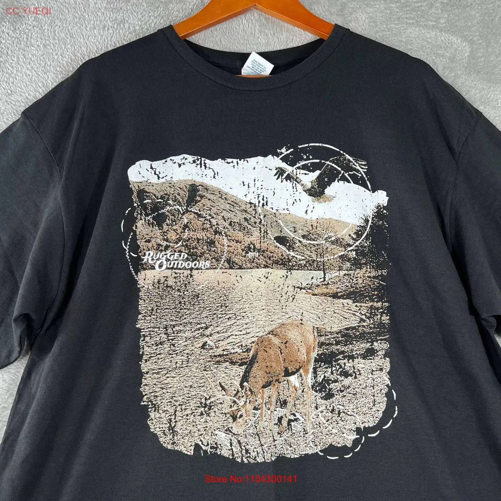 Hunting Outdoor Rug - เสื้อยืด Rugged Outdoors Nature สำหรับผู้ชาย ไซส์