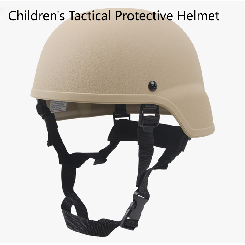 Outdoor Hunting Games For Kids - หมวกกันน็อคเด็ก หมวกป้องกันศีรษะสำหรับเด็ก เล่นเกม CS ทำจากพลาสติก น้ำหนักเบา