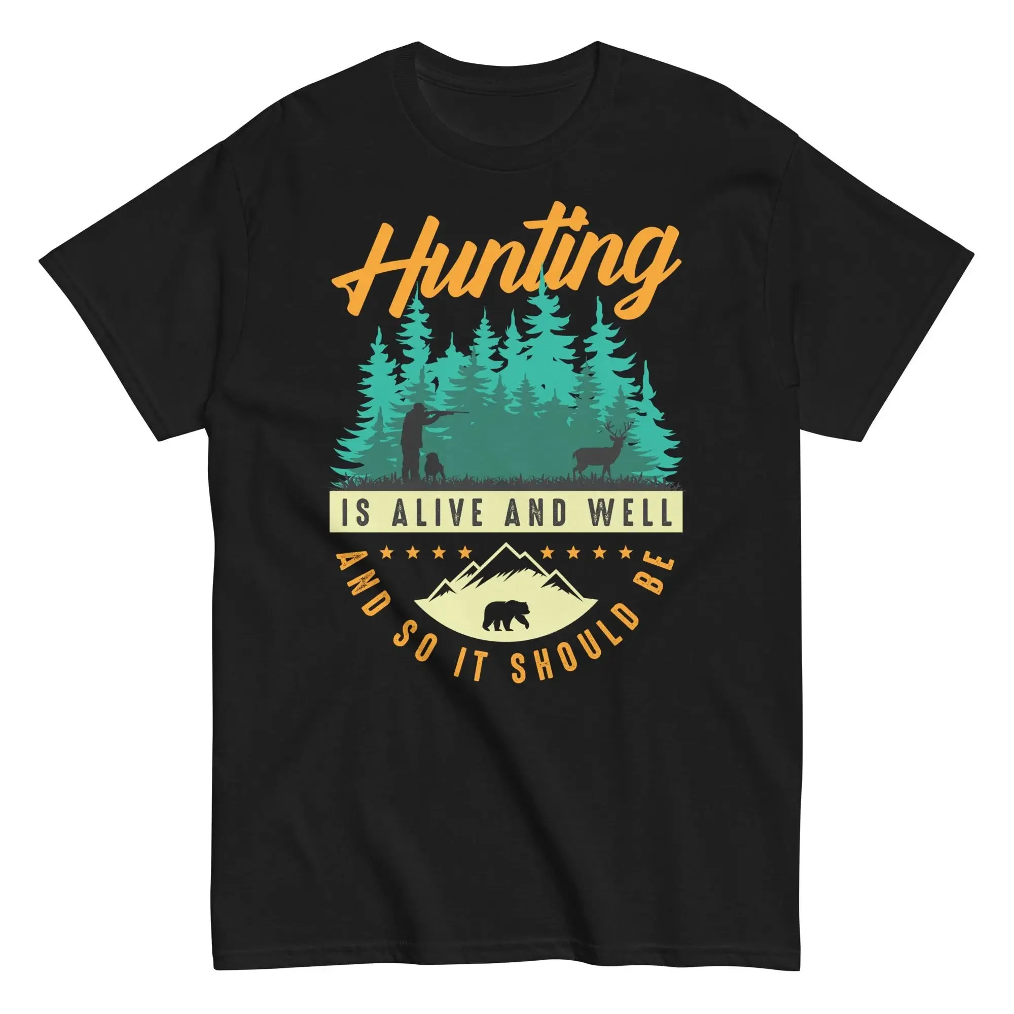 Wildman Hunting & Outdoor Robertson Photos - ฉันควรจะเป็นนักล่า ทีเชิ้ตลายกวางและหมูป่าสำหรับนักล่าสัตว์