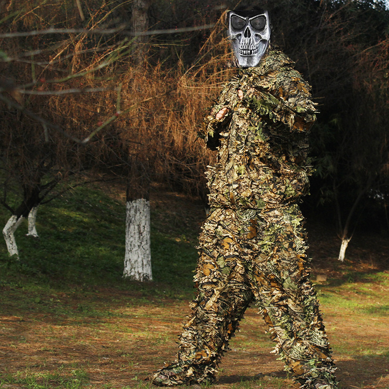 Sniper CS Bionic Camouflageเสื - Ghillie Suit Woodland บทวิจารณ์และราคา