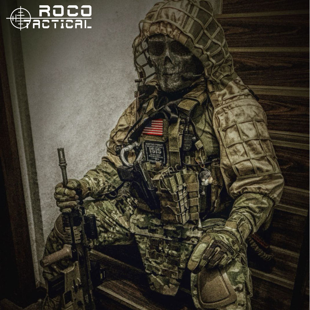 ROCOTACTICAL ทหาร Sniper Ghill - Ghillie Suit Woodland บทวิจารณ์และราคา