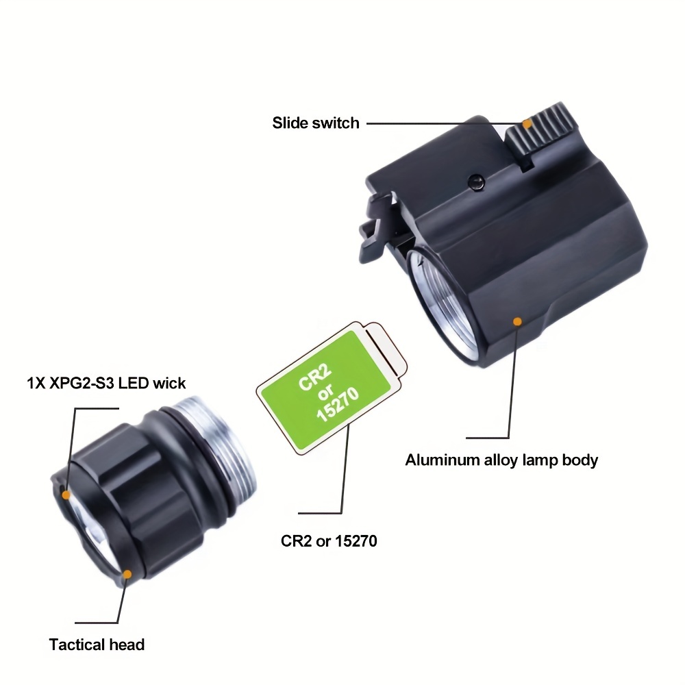 ไฟฉาย LED ติดด้านล่างสำหรับ X1 - Outdoor Hunting Guide บทวิจารณ์และราคา