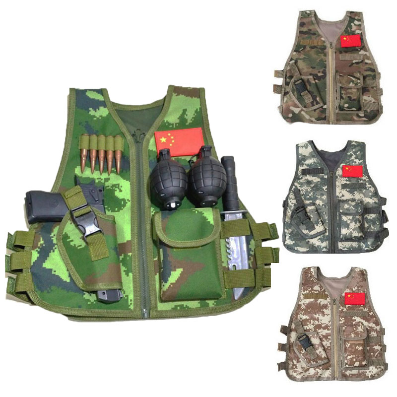 เสื้อกั๊กเด็กแบบลายพรางสำหรับฝ - Outdoor Hunting Games For Kids บทวิจารณ์และราคา