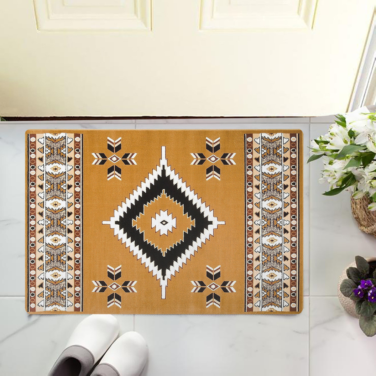 พรมเช็ดเท้าลายกวางรอยัล วินเทจ - Hunting Outdoor Rug บทวิจารณ์และราคา