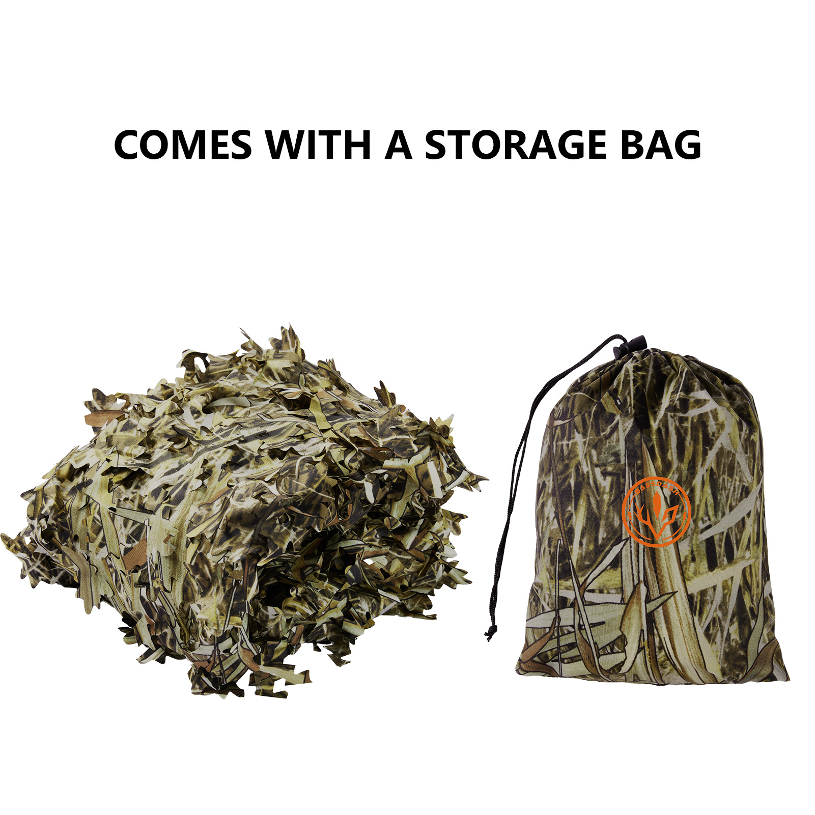 ตาข่ายพรางตัว BASSDASH ทนทานต่ - Hunting Blind Fabric บทวิจารณ์และราคา