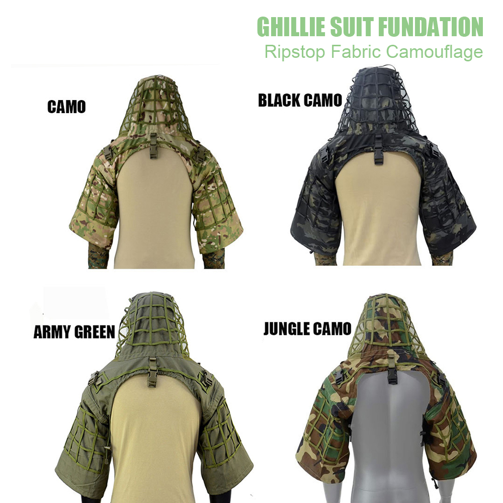 รองพื้น Ghillie Suit, Ghillie  - Ghillie Suit Woodland บทวิจารณ์และราคา