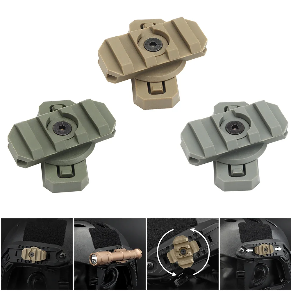 2pcs หมวกกันน็อคยุทธวิธี Side  - Outdoor Hunting Guide บทวิจารณ์และราคา