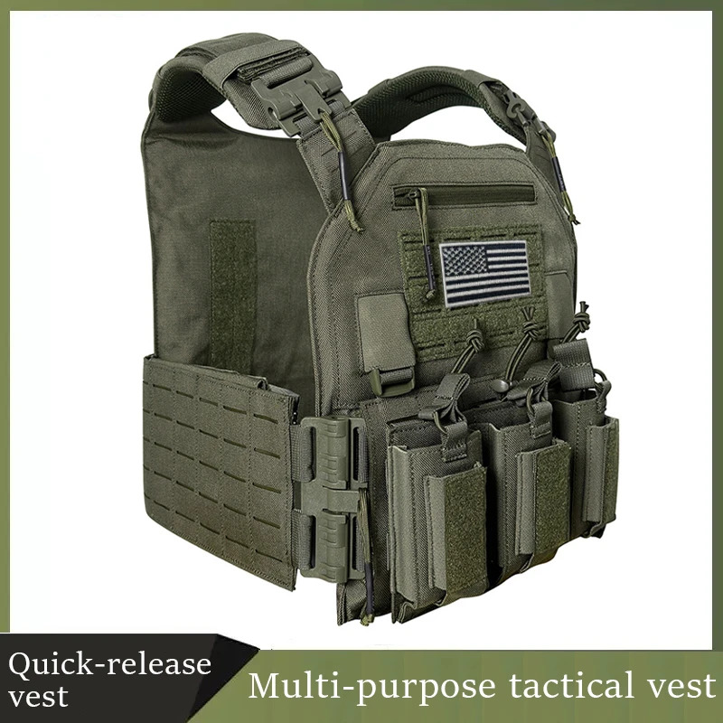 เสื้อกั๊กยุทธวิธีไนลอน 1000d ส - Outdoor Hunting Vest บทวิจารณ์และราคา