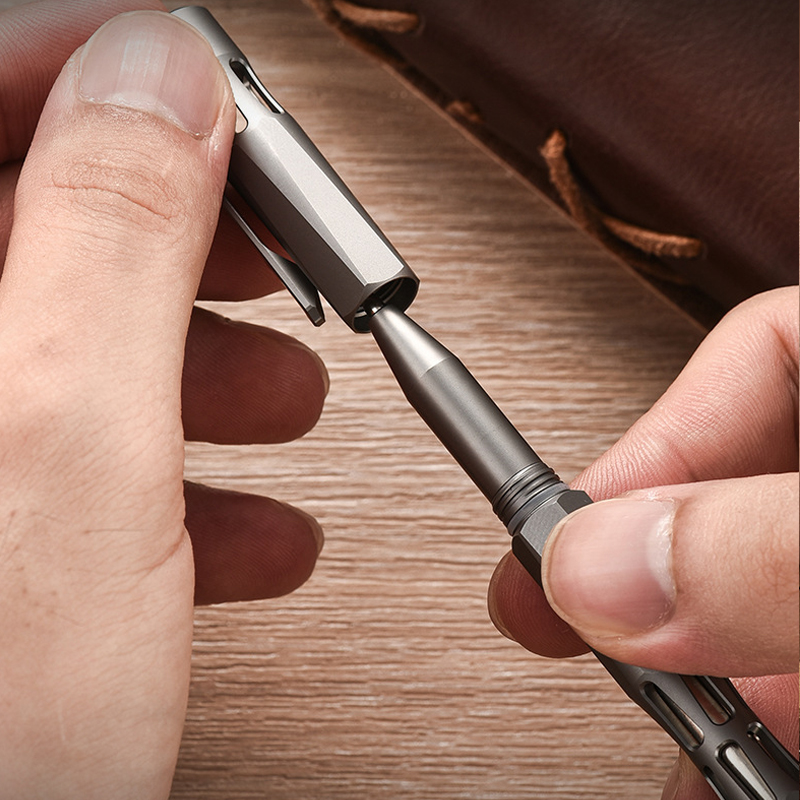ปากกาไทเทเนียมแบบยุทธวิธี พร้อ - Tactical Pen Tool บทวิจารณ์และราคา