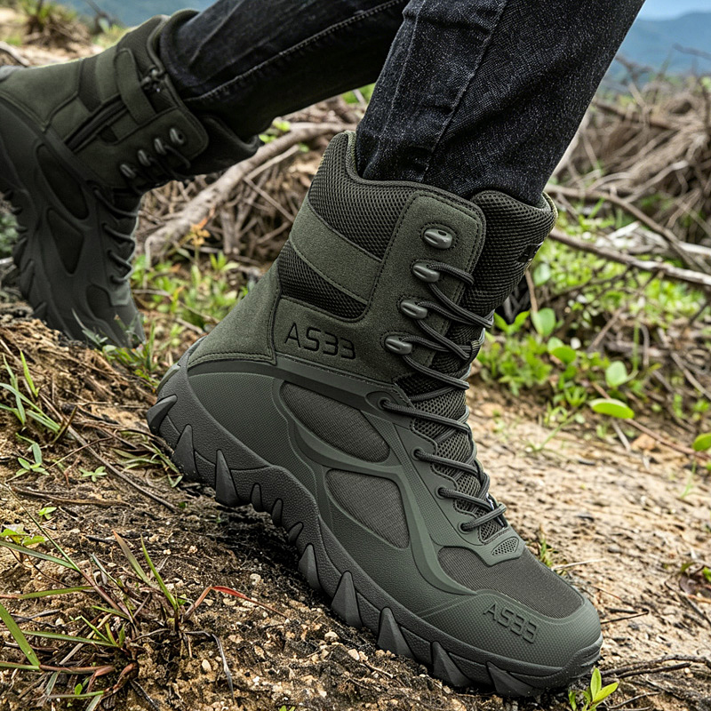 รองเท้าบูทผู้ชายแบบยุทธวิธี น้ - Hunting Outdoor Stores บทวิจารณ์และราคา