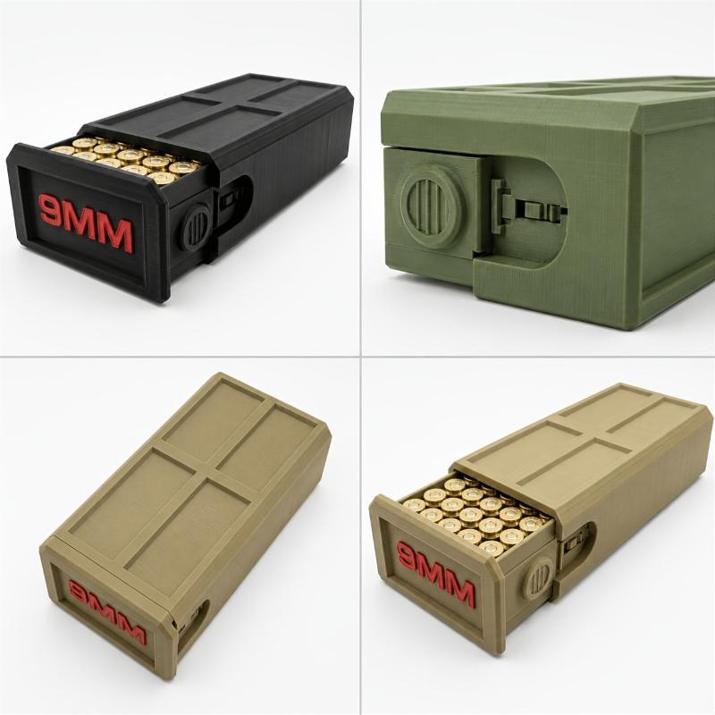 กล่องเก็บกระสุน 9 มม. แบบพิมพ์ - Hunting And Outdoor Stores บทวิจารณ์และราคา