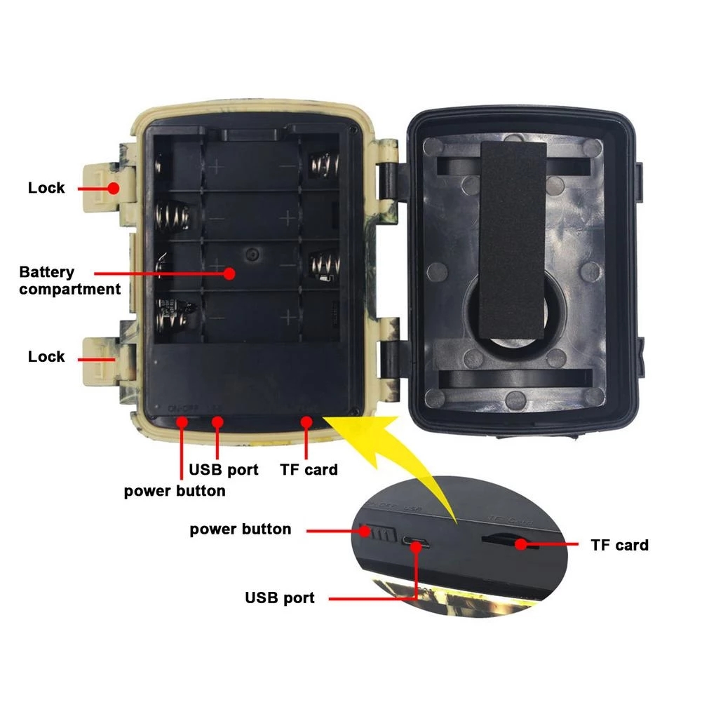 Mini Trail การล่าสัตว์กล้อง PI - Hunting Outdoor Camera บทวิจารณ์และราคา