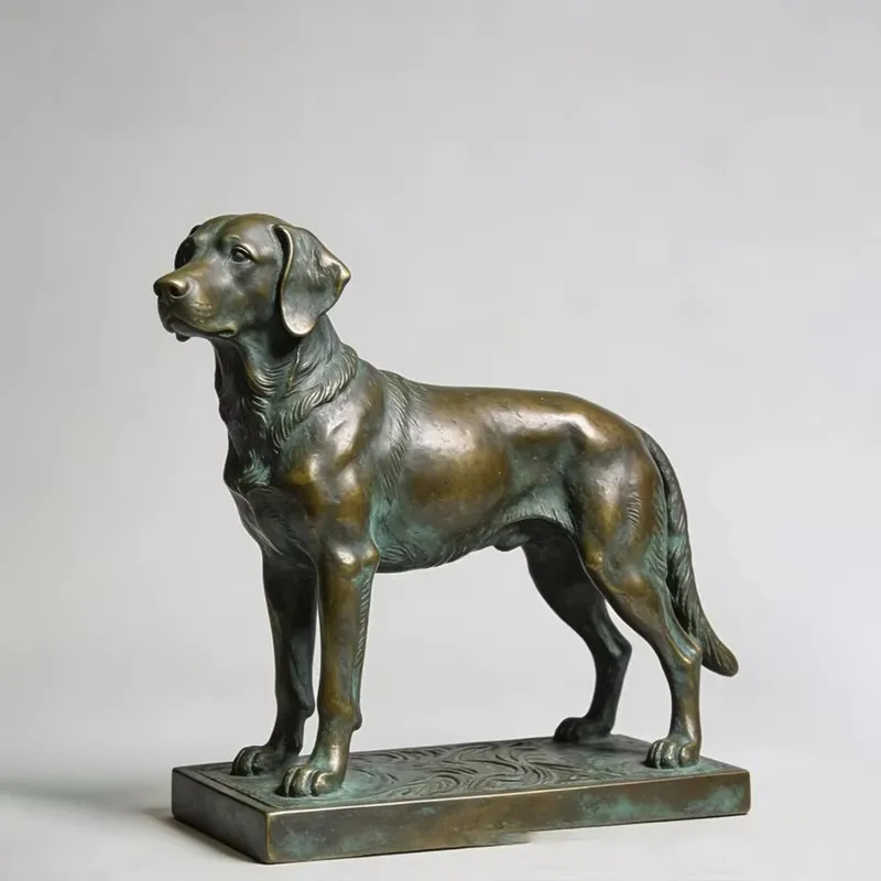รูปปั้นสุนัขล่าสัตว์กลางแจ้งทำ - Outdoor Hunting Dog Statue บทวิจารณ์และราคา