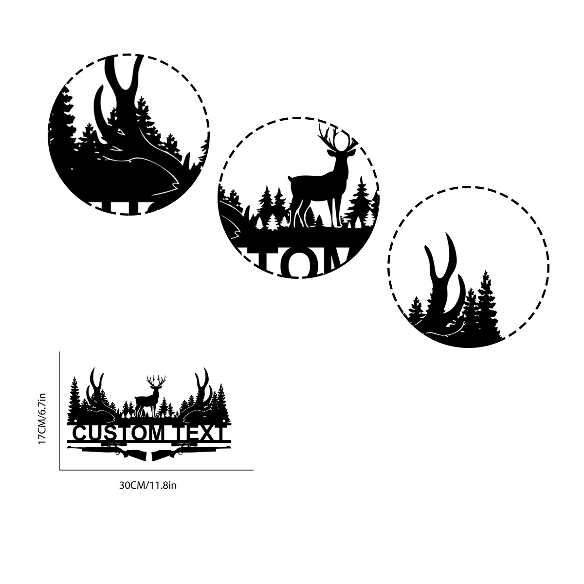 ป้ายโลหะห้องโดยสารกวางแบบกำหนด - Outdoor Hunting Names บทวิจารณ์และราคา