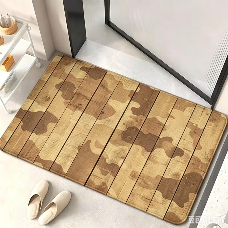 พรมเช็ดเท้าลายพรางทหาร พรมปูพื - Hunting Outdoor Rug บทวิจารณ์และราคา