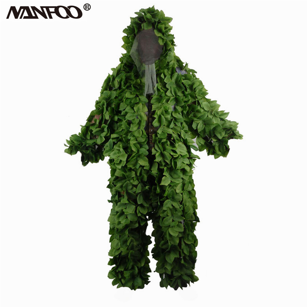 ดอกไม้เหนียว Bionic Camouflage - Ghillie Suit Woodland บทวิจารณ์และราคา