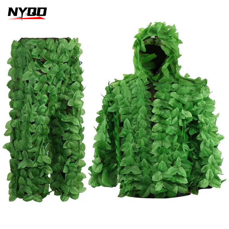 ชุดพรางลายใบไม้ 3 มิติ สำหรับล - Ghillie Suit Woodland บทวิจารณ์และราคา