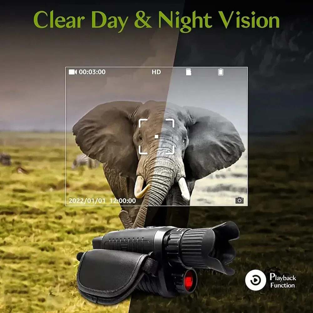 Monocular Night Vision อุปกรณ์ - Hunting Outdoor Camera บทวิจารณ์และราคา