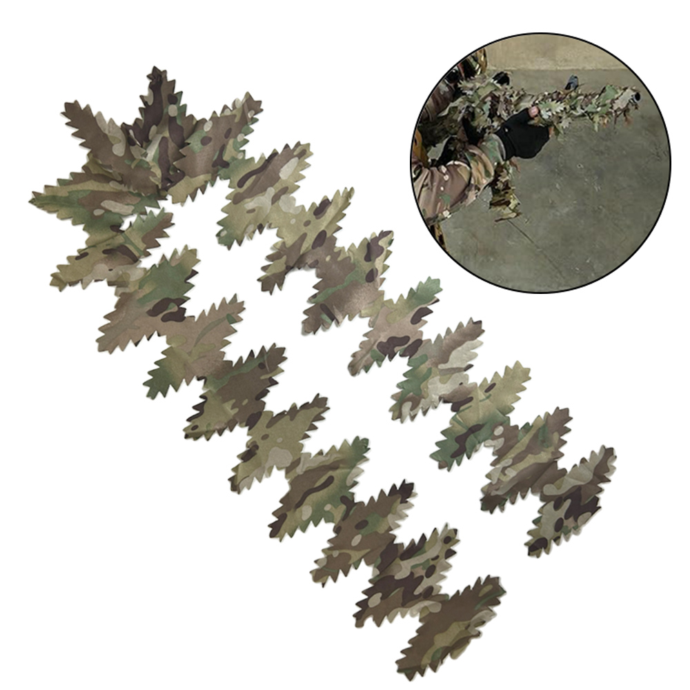 3D เลเซอร์ตัด Camouflage แถบยุ - Ghillie Suit Woodland บทวิจารณ์และราคา