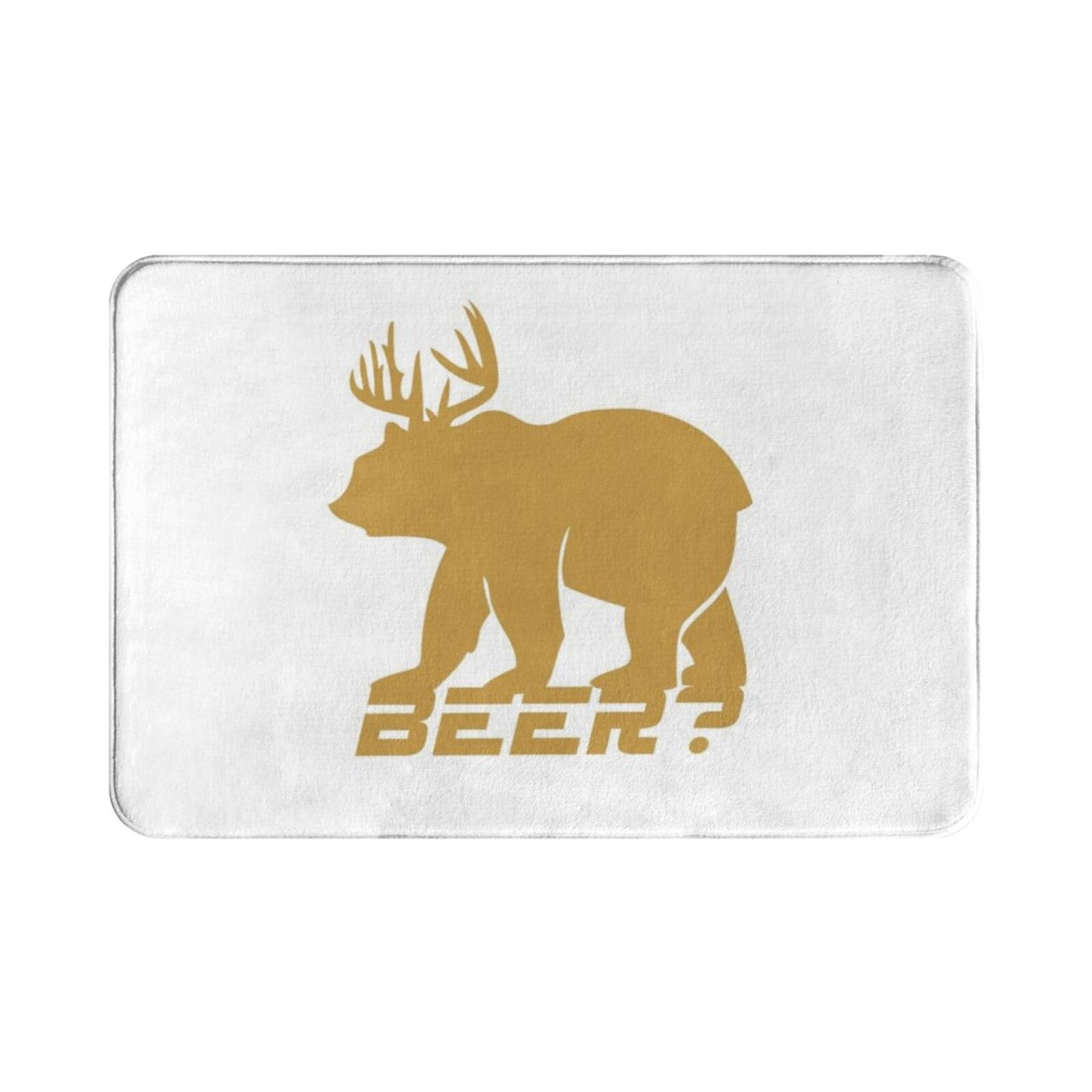 พรมปูพื้นลายหมีเบียร์ หมีตลก ก - Hunting Outdoor Rug บทวิจารณ์และราคา